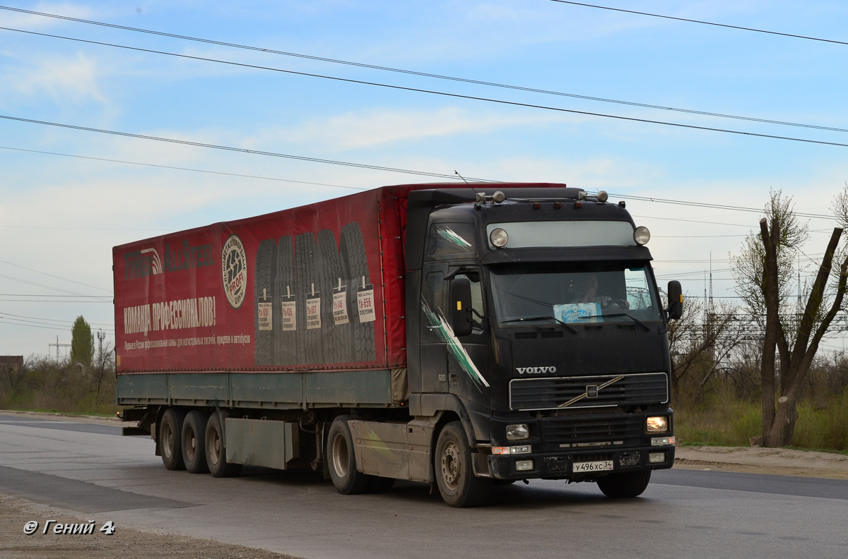 Волгоградская область, № У 496 ХС 34 — Volvo ('1993) FH16.520