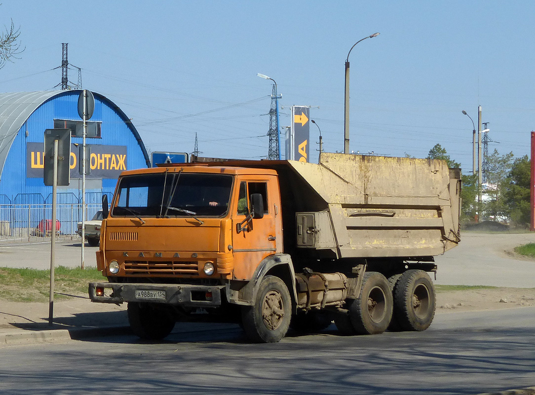 Волгоградская область, № А 988 ВУ 134 — КамАЗ-55111 [551110]