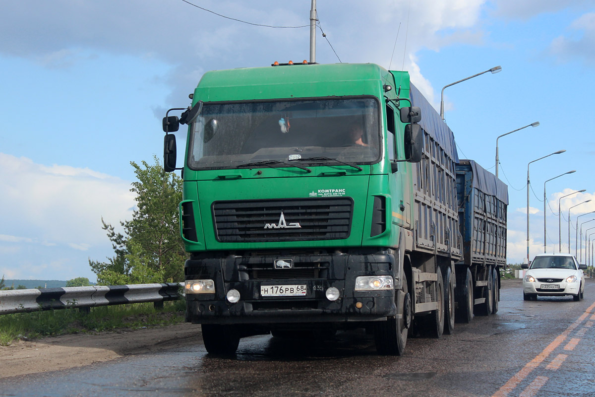 Тамбовская область, № Н 176 РВ 68 — МАЗ-6312B9