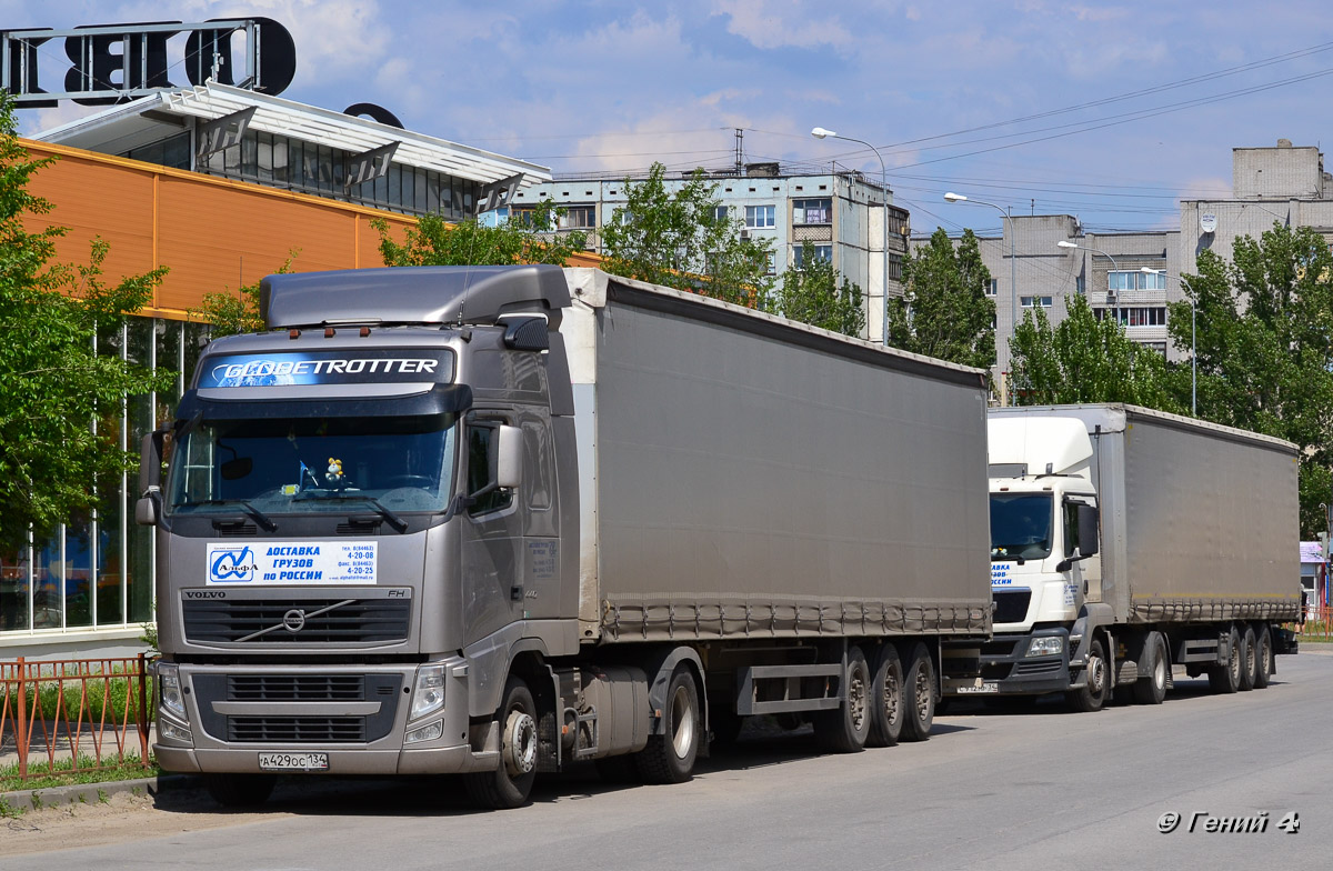 Волгоградская область, № А 429 ОС 134 — Volvo ('2008) FH.440