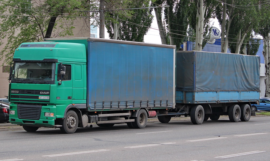 Херсонская область, № ВТ 7243 ВВ — DAF 95XF FA