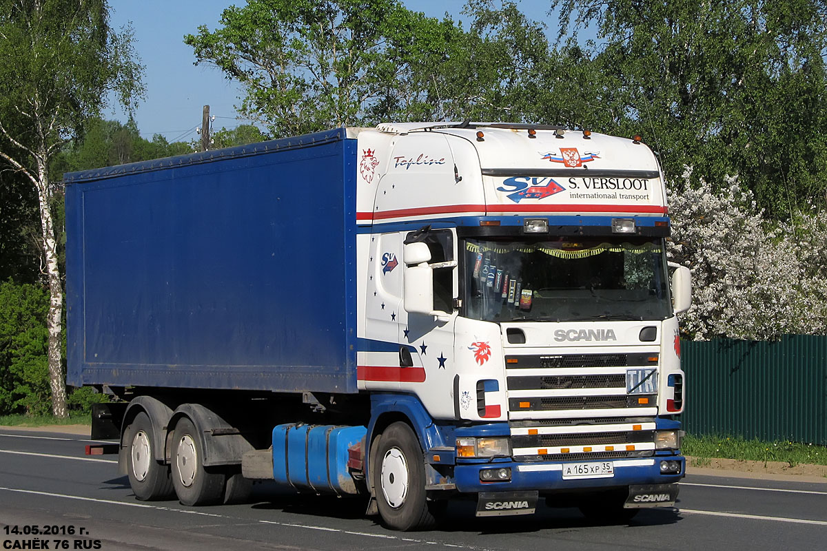 Вологодская область, № А 165 ХР 35 — Scania ('1996) R124L