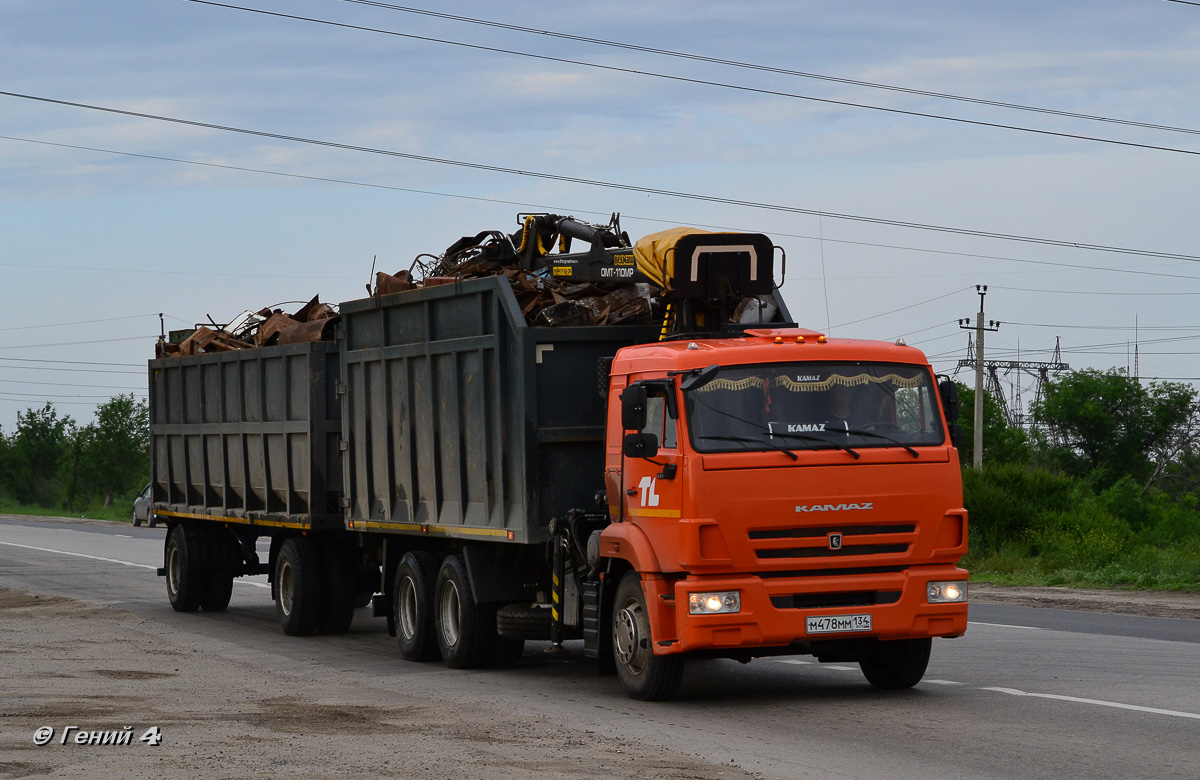 Волгоградская область, № М 478 ММ 134 — КамАЗ-65115-L4(19)