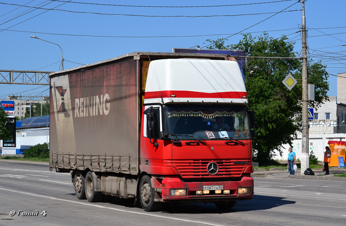 Волгоградская область, № Р 087 ТН 34 — Mercedes-Benz Actros ('1997) 2535