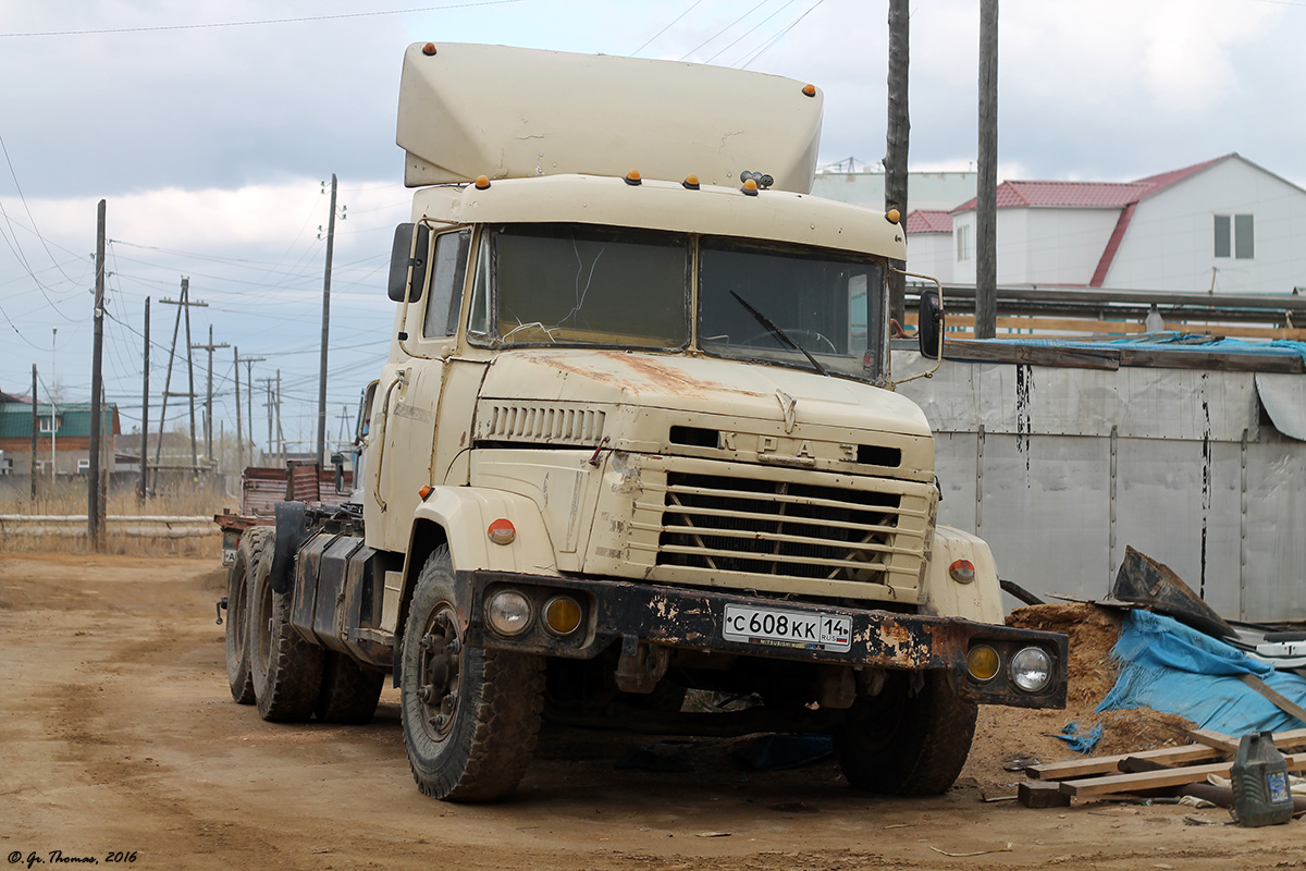 Саха (Якутия), № С 608 КК 14 — КрАЗ-65101