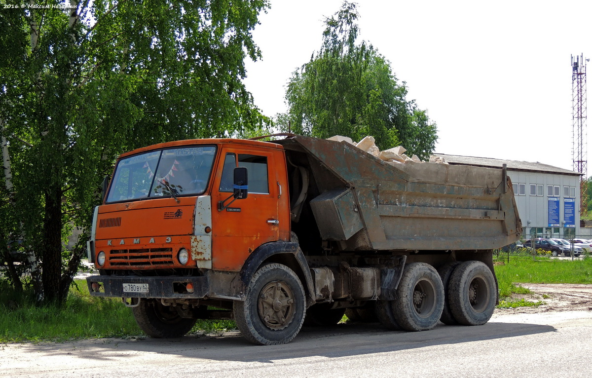 Рязанская область, № О 780 ВУ 62 — КамАЗ-5511