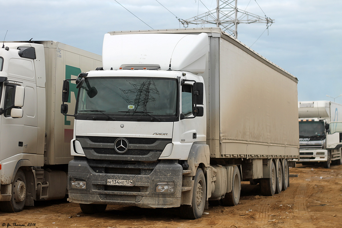 Красноярский край, № Н 134 НЕ 124 — Mercedes-Benz Axor 1835 [Z9M]