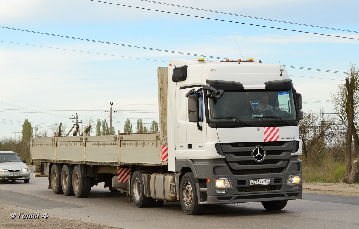 Волгоградская область, № А 573 ХХ 134 — Mercedes-Benz Actros ('2009) 1841