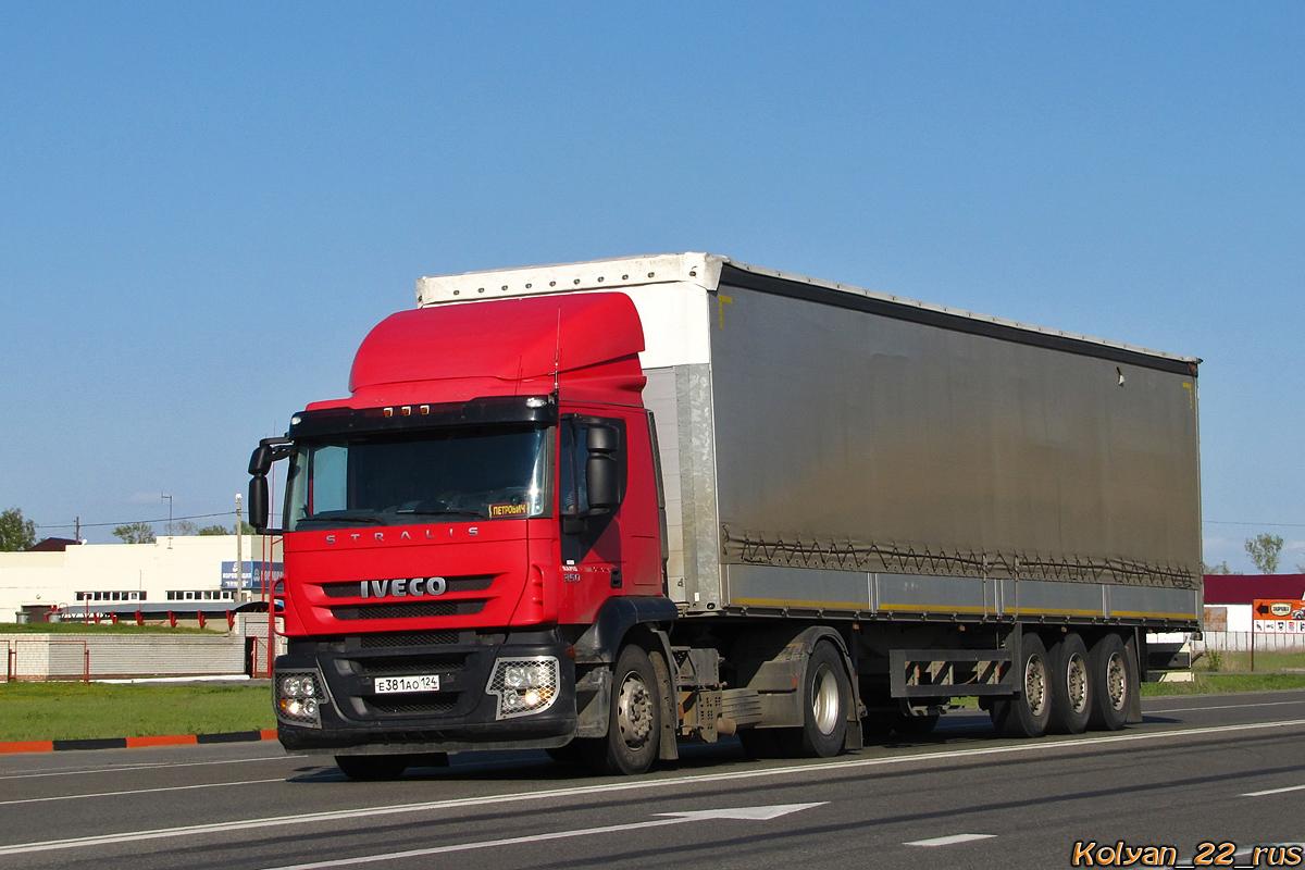 Красноярский край, № Е 381 АО 124 — IVECO Stralis ('2007) 350