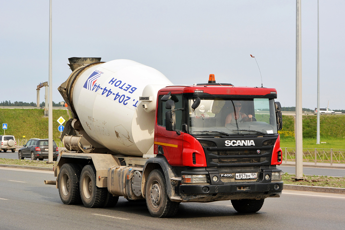 Пермский край, № К 857 ВН 159 — Scania ('2011) P400