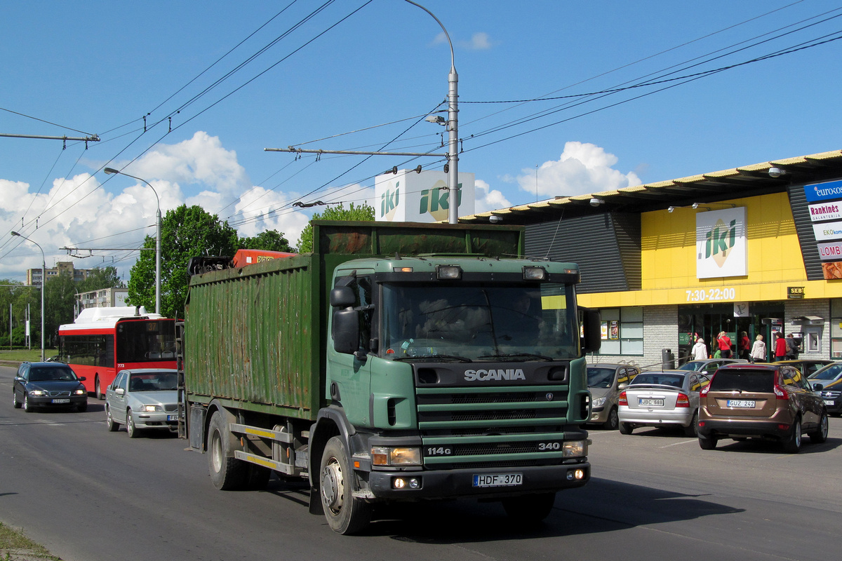 Литва, № HDF 370 — Scania ('1996) P114G