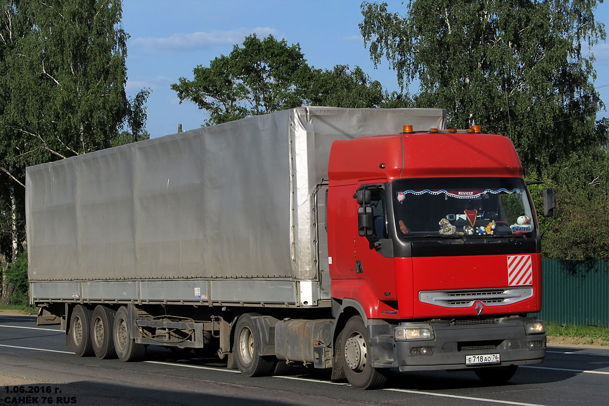 Ярославская область, № Е 718 АО 76 — Renault Premium ('2006)