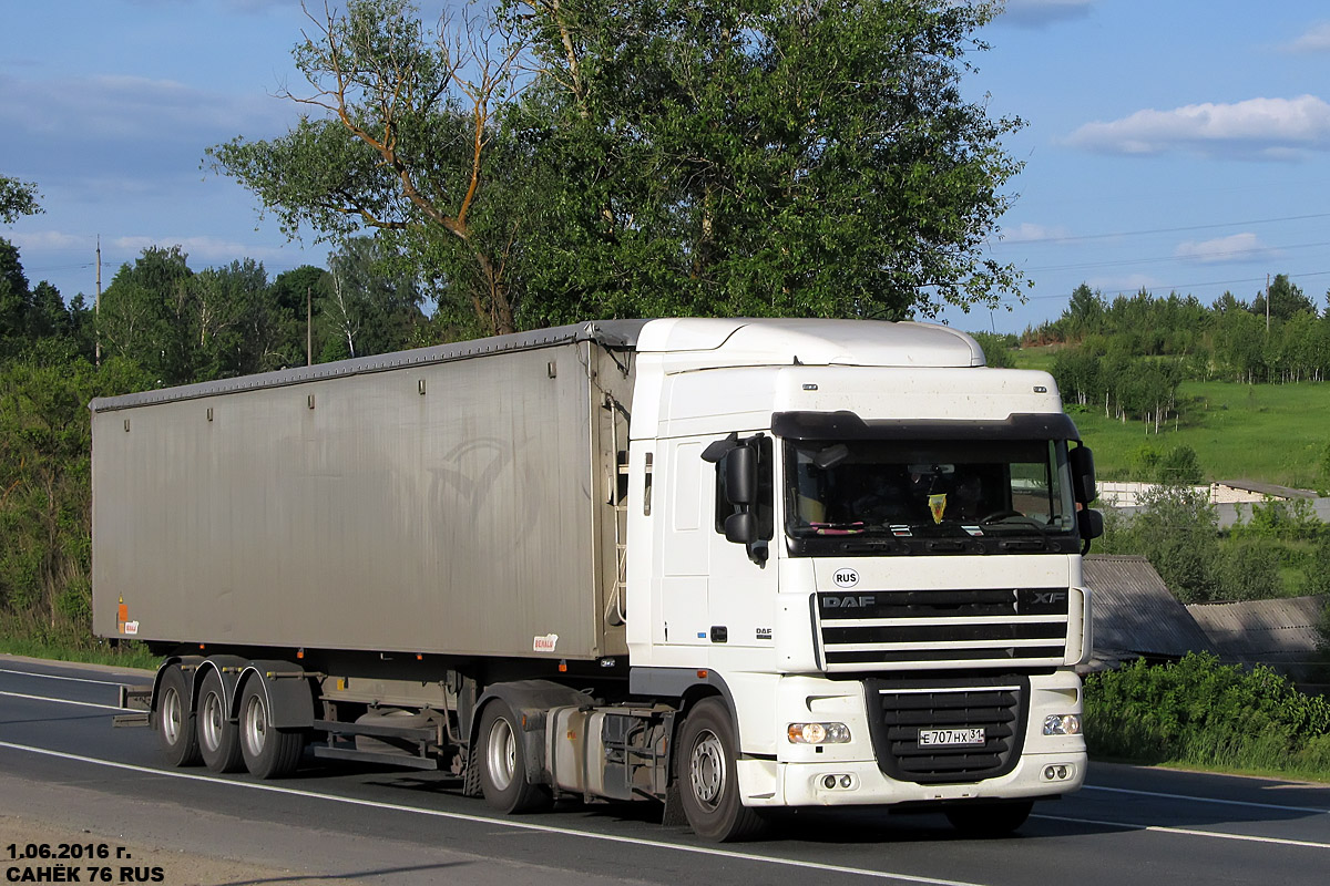 Белгородская область, № Е 707 НХ 31 — DAF XF105 FT