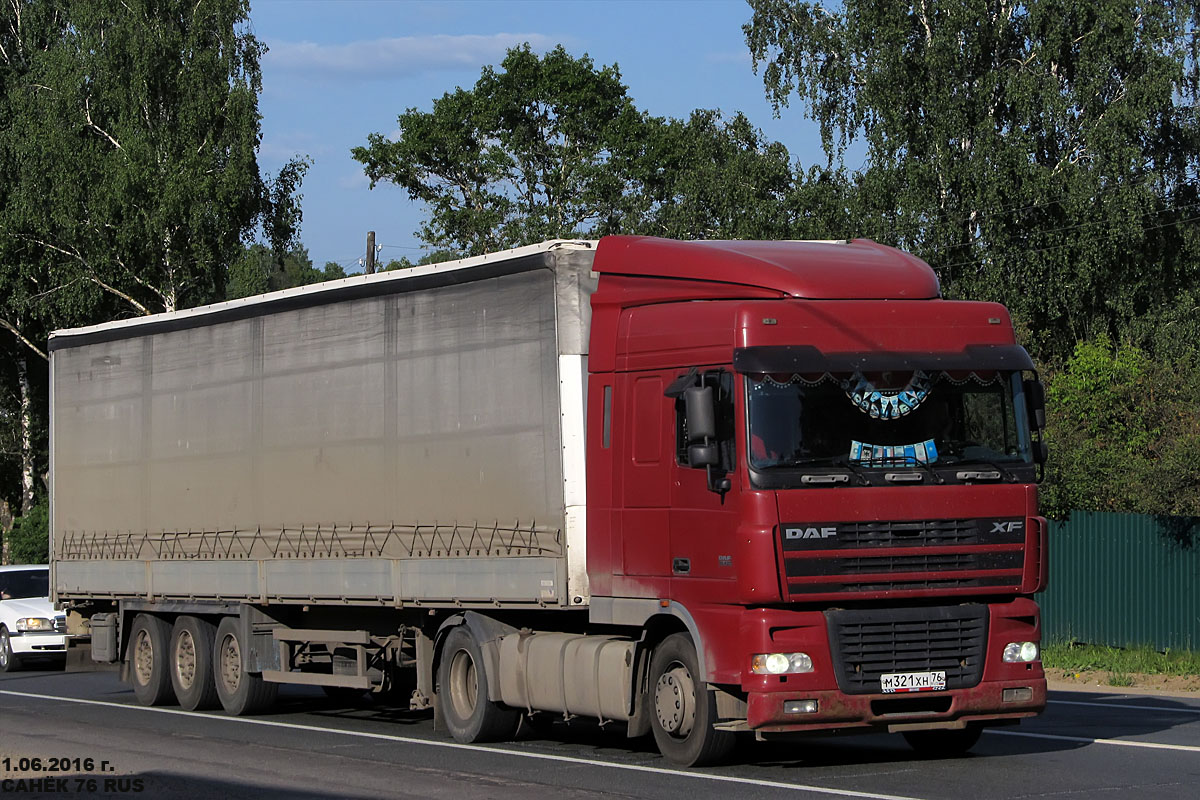 Ярославская область, № М 321 ХН 76 — DAF XF95 FT