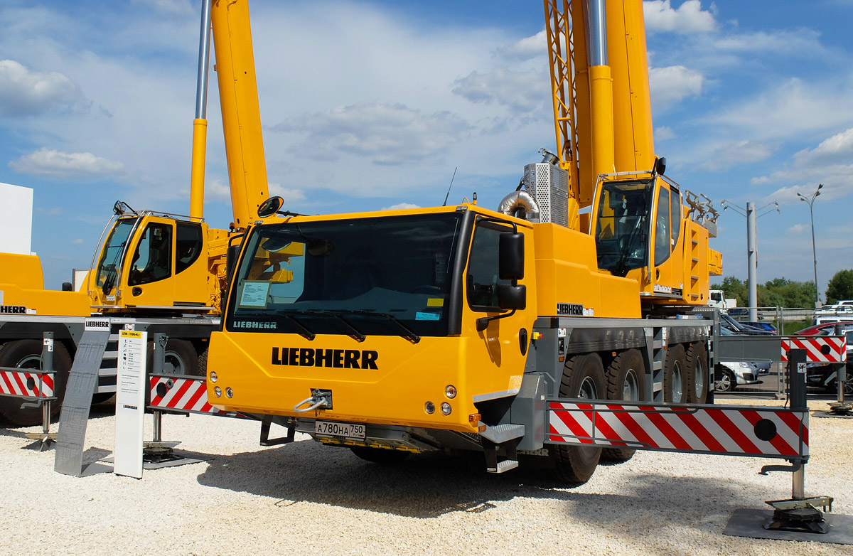 Московская область, № А 780 НА 750 — Liebherr (общая модель); Московская область — Выставка "Строительная Техника и Технологии" — 2016