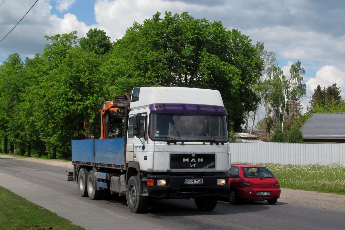 Литва, № GHM 749 — MAN F90 (общая модель)