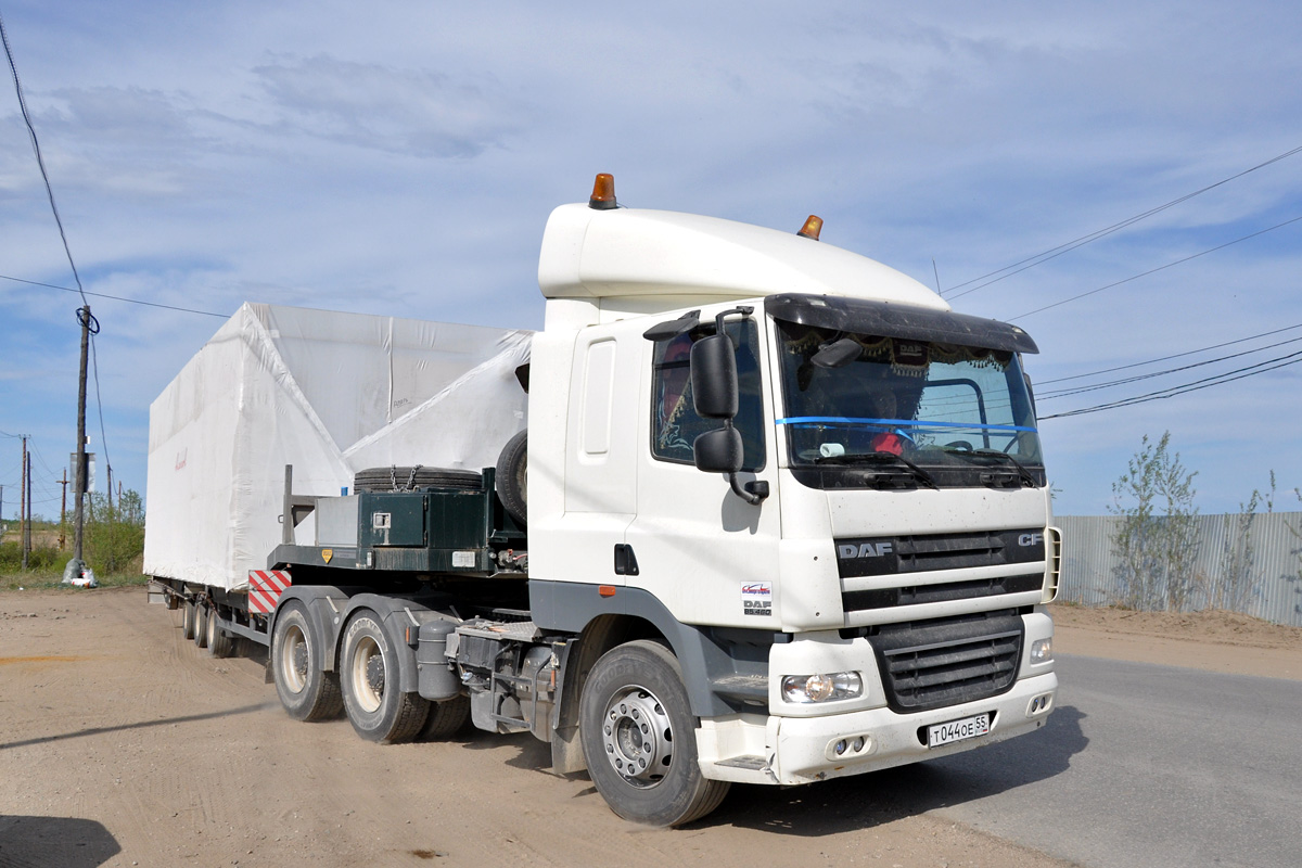 Омская область, № Т 044 ОЕ 55 — DAF CF85 FTT