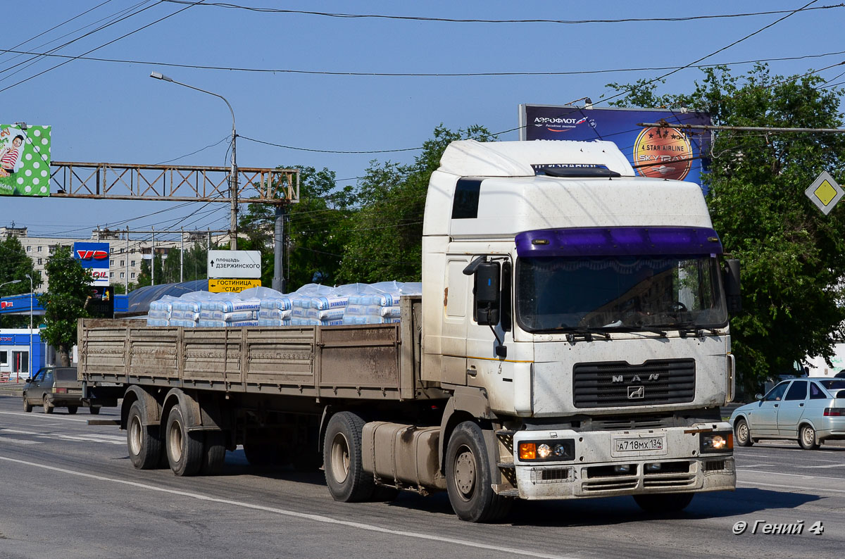 Волгоградская область, № А 718 МХ 134 — MAN F2000 19.463