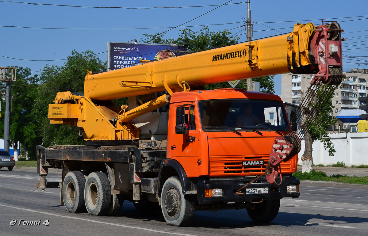 Волгоградская область, № У 237 ВН 34 — КамАЗ-65115-62