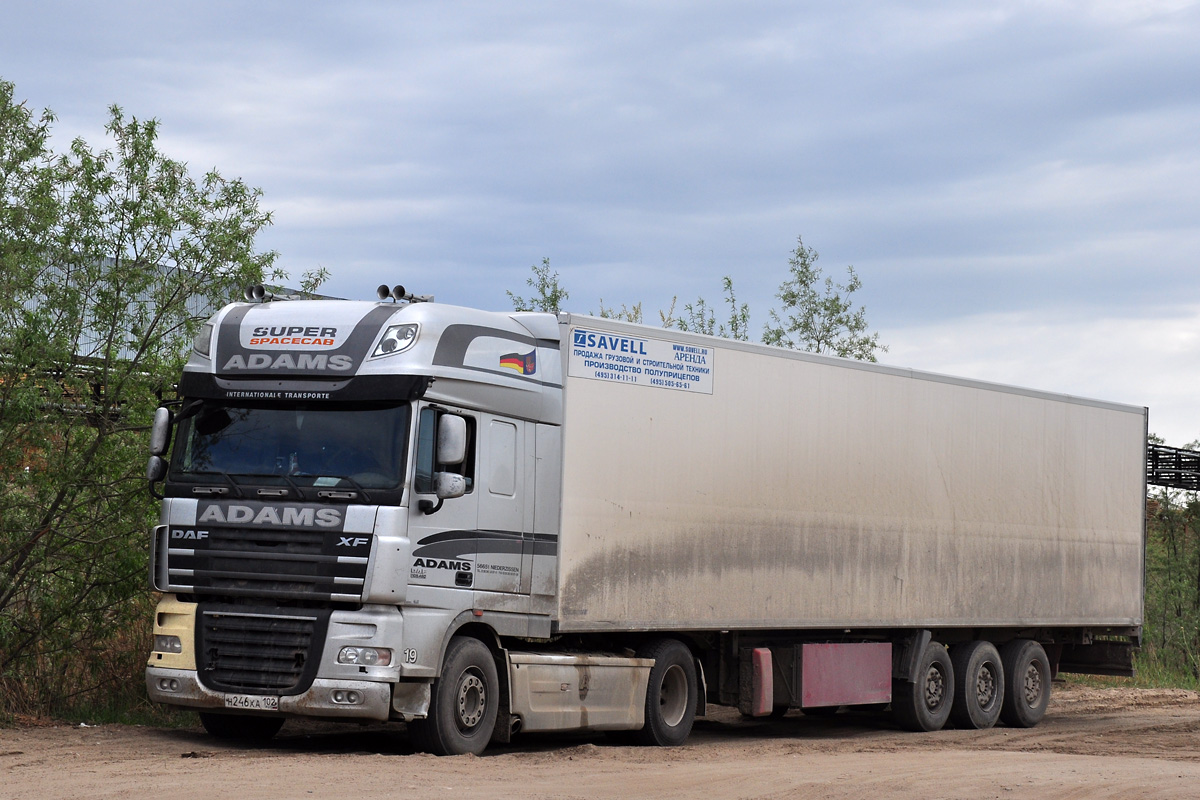 Башкортостан, № Н 246 ХА 102 — DAF XF105 FT