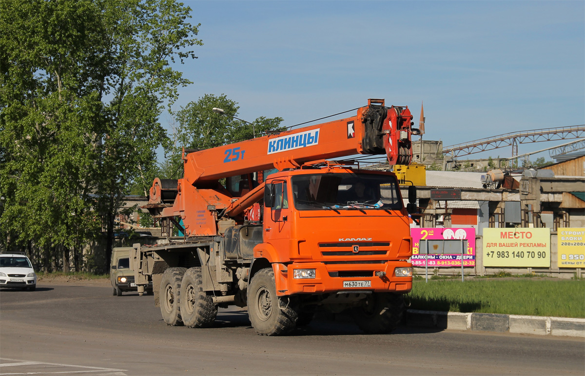 Красноярский край, № М 630 ТЕ 77 — КамАЗ-43118-24