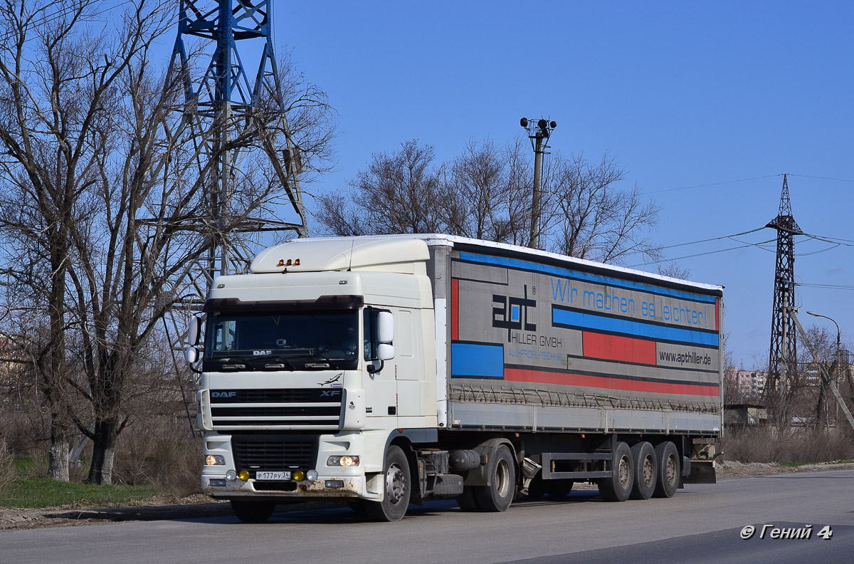 Волгоградская область, № Р 177 РУ 34 — DAF XF95 FT