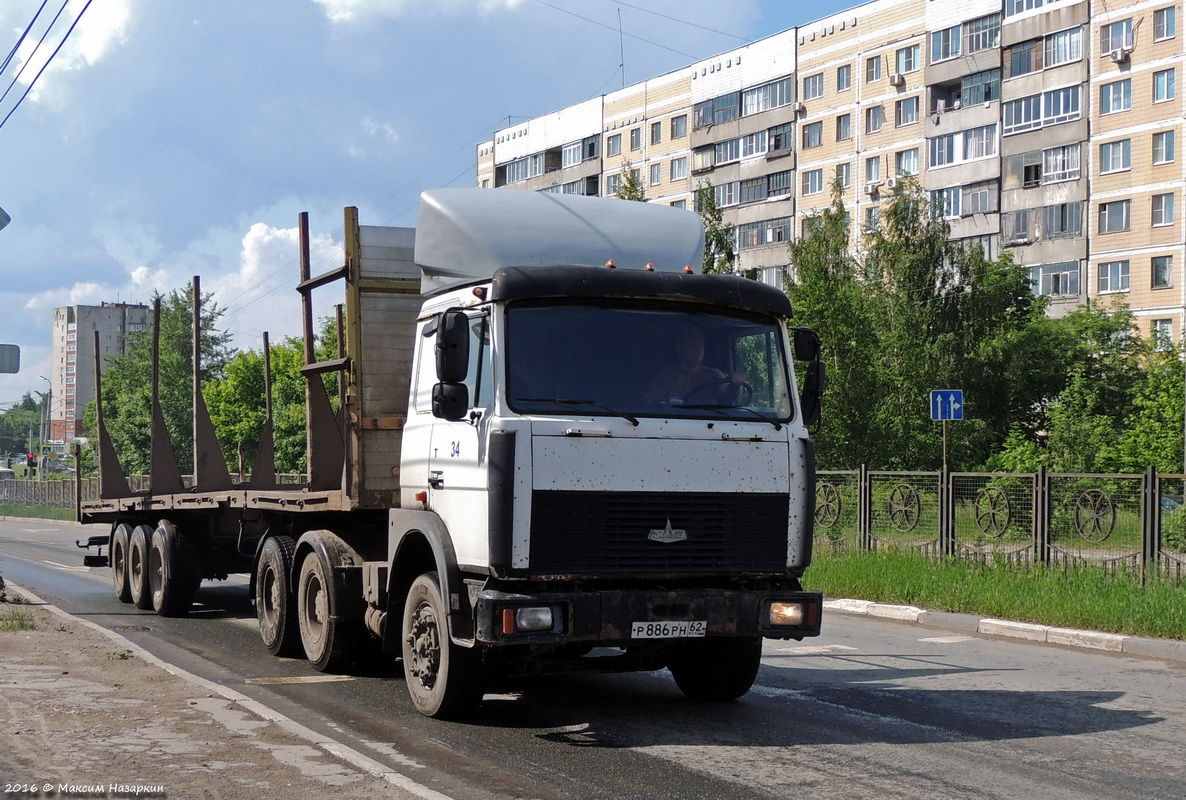 Рязанская область, № Р 886 РН 62 — МАЗ-64229