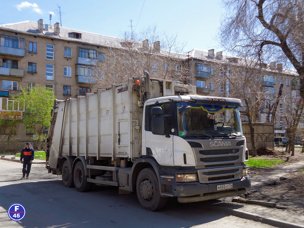 Челябинская область, № М 583 ОТ 174 — Scania ('2011) P340