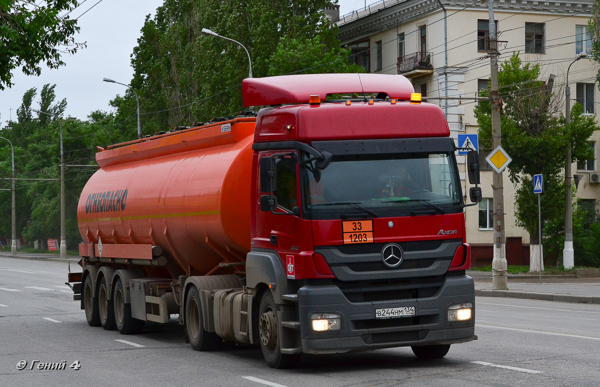 Волгоградская область, № В 244 НМ 134 — Mercedes-Benz Axor 1840 [Z9M]