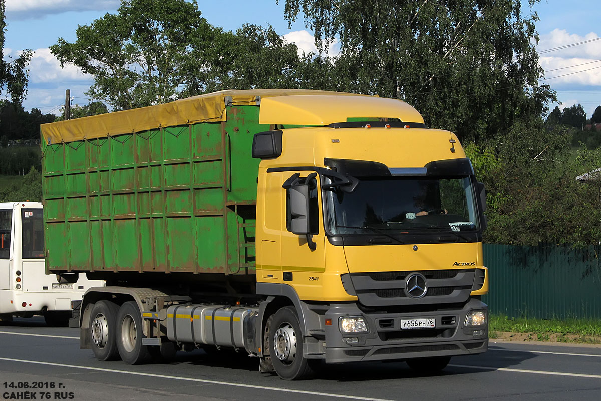 Ярославская область, № У 656 РН 76 — Mercedes-Benz Actros ('2009) 2541