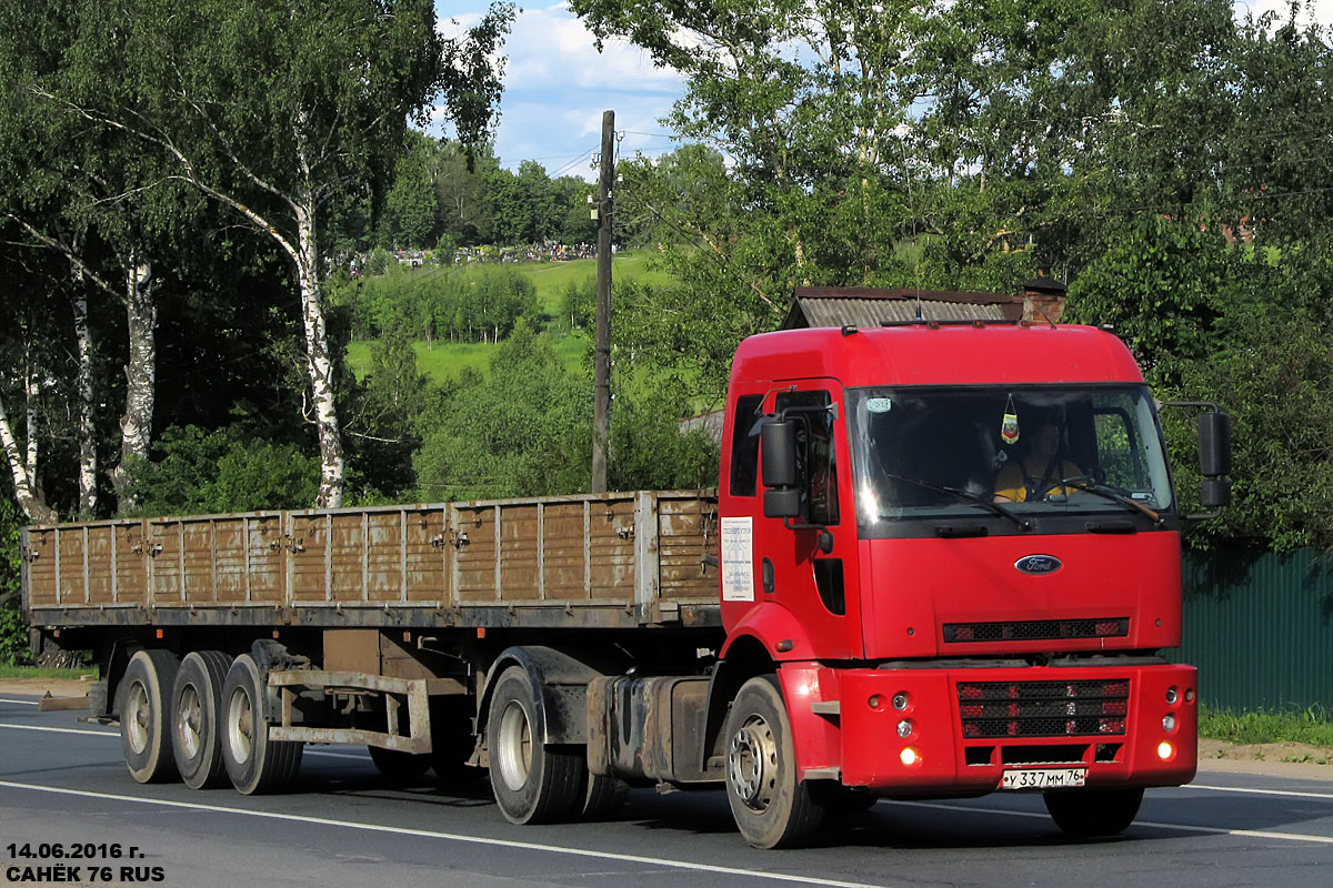 Ярославская область, № У 337 ММ 76 — Ford Cargo ('2003) 1830T