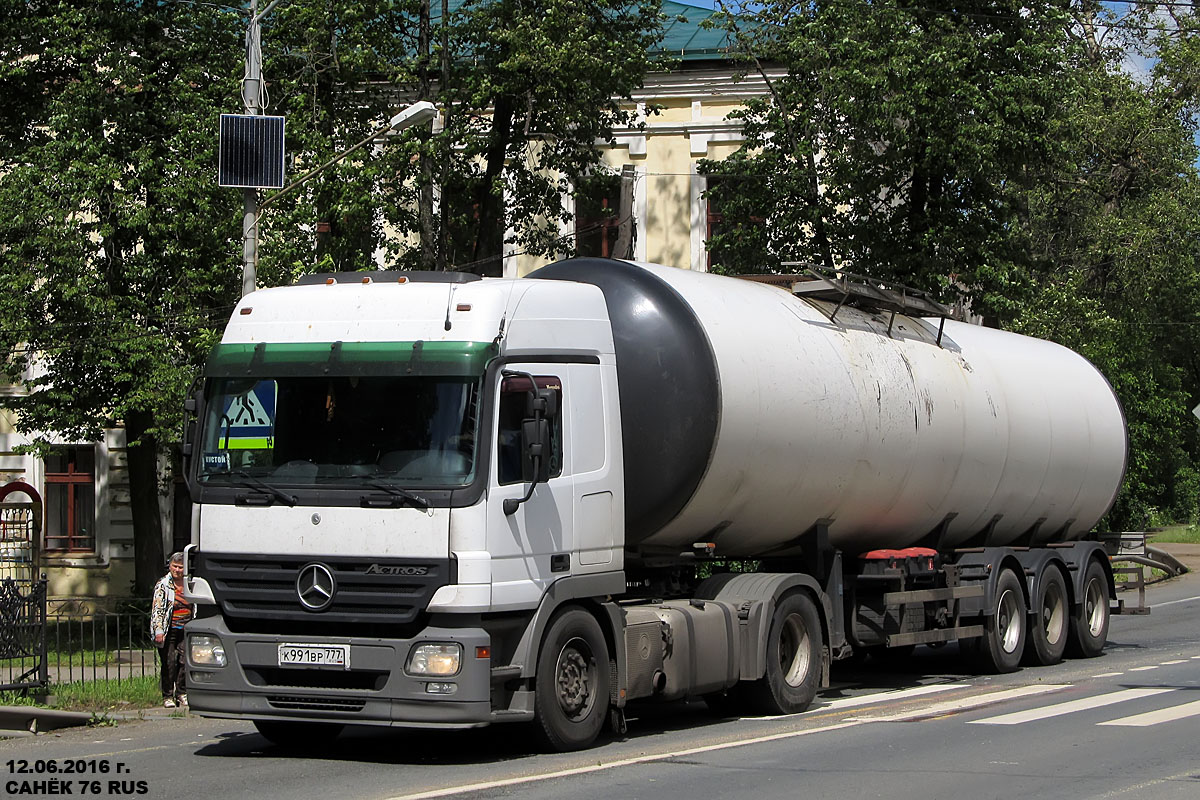 Москва, № К 991 ВР 777 — Mercedes-Benz Actros ('2003)