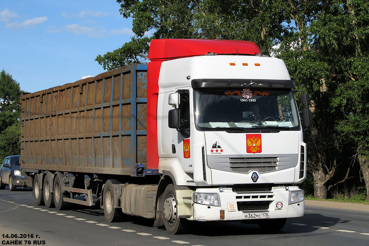 Санкт-Петербург, № В 362 МС 178 — Renault Premium ('2006)