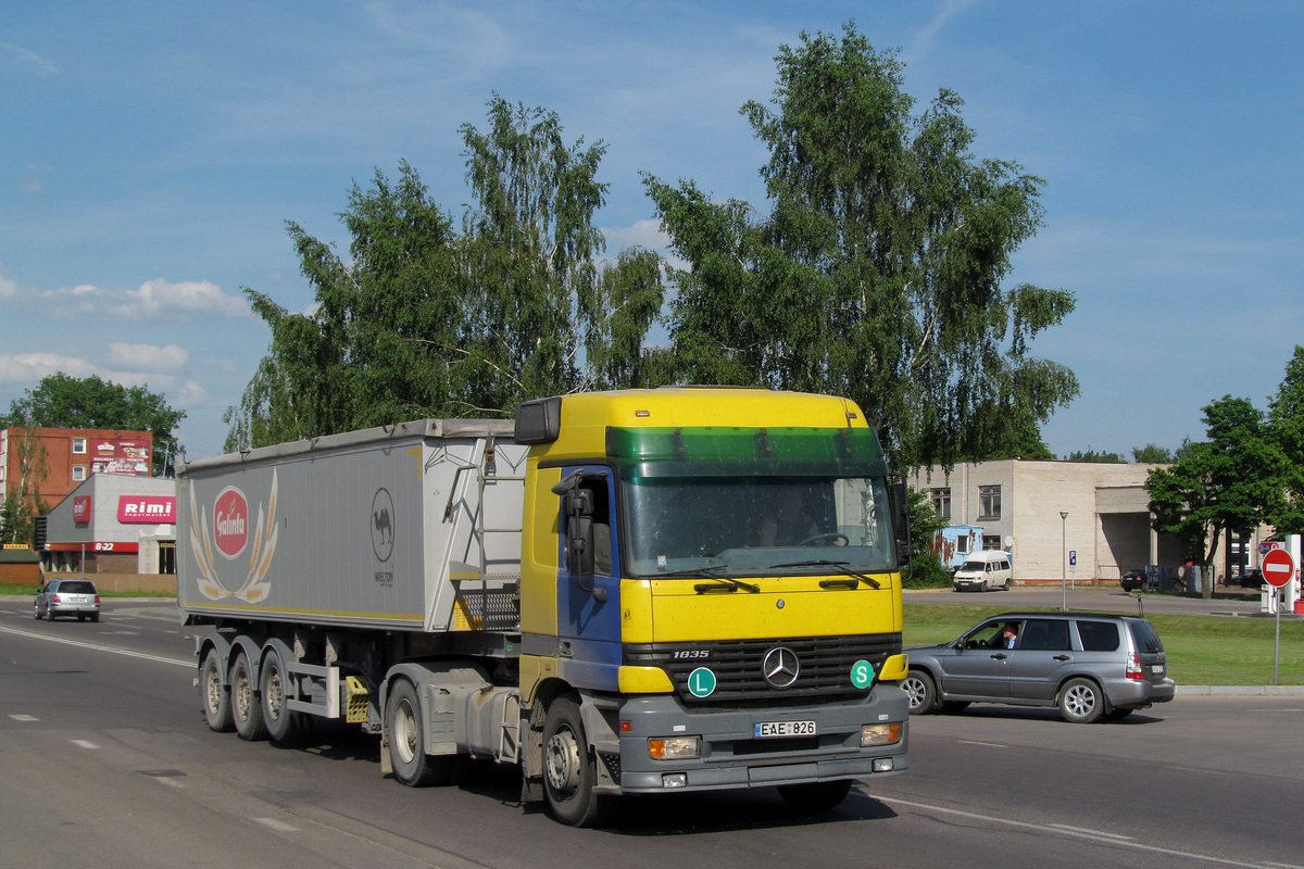 Литва, № EAE 826 — Mercedes-Benz Actros ('1997) 1835