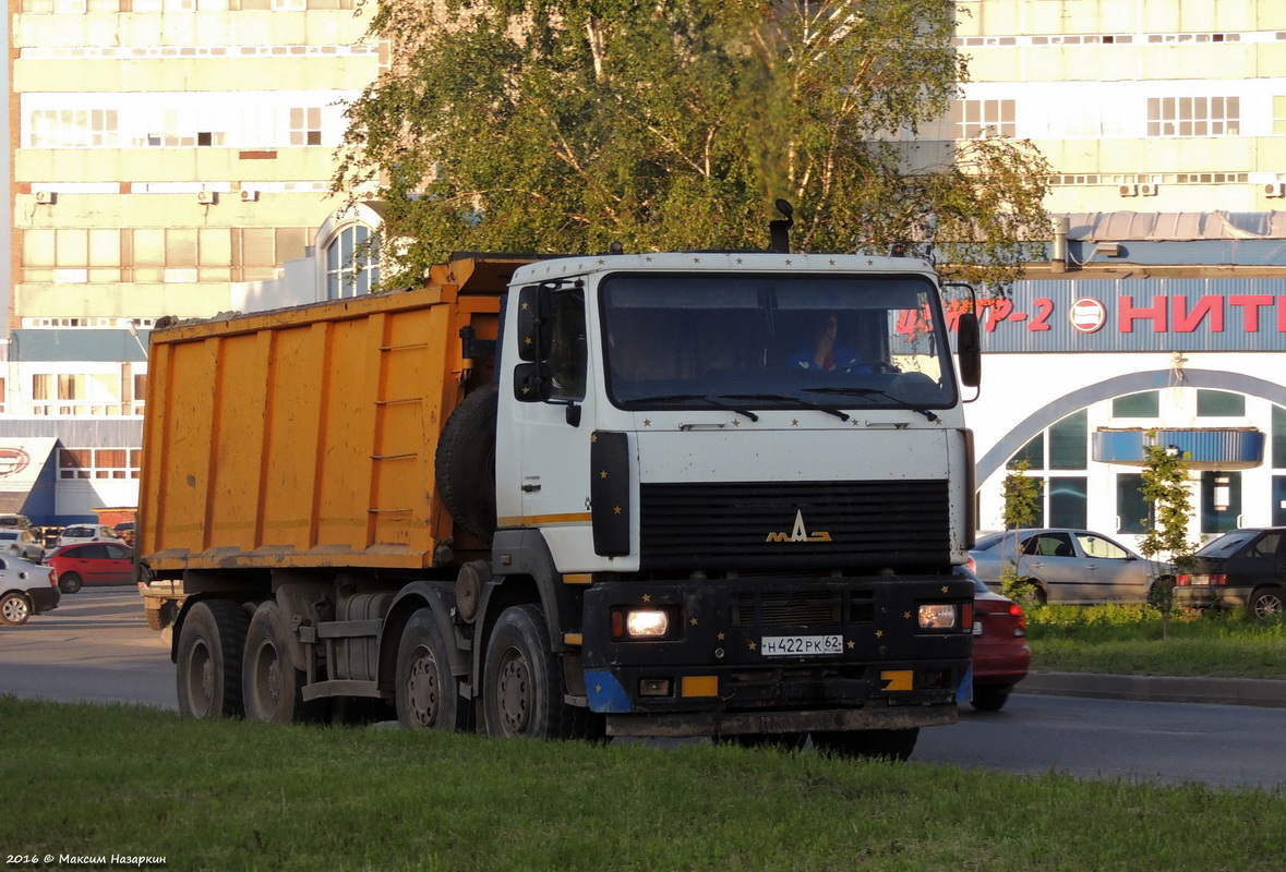 Рязанская область, № Н 422 РК 62 — МАЗ-6516A8