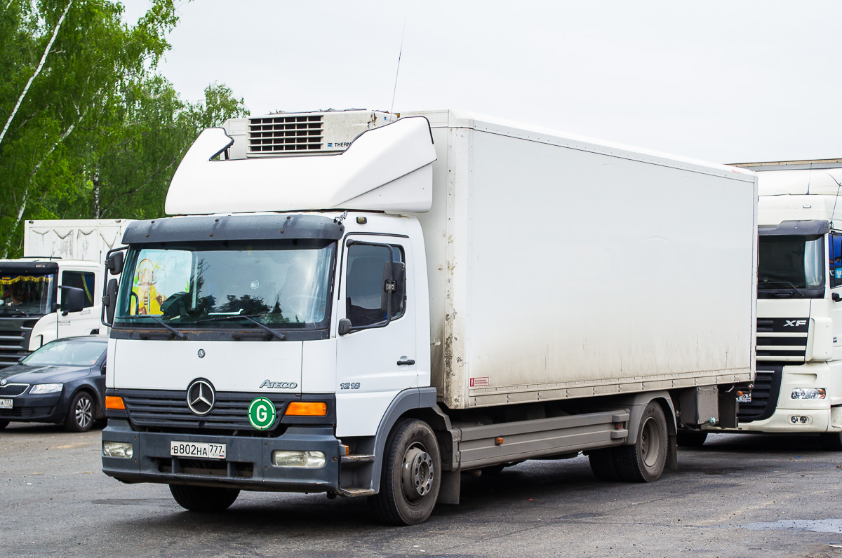 Москва, № В 802 НА 777 — Mercedes-Benz Atego 1218