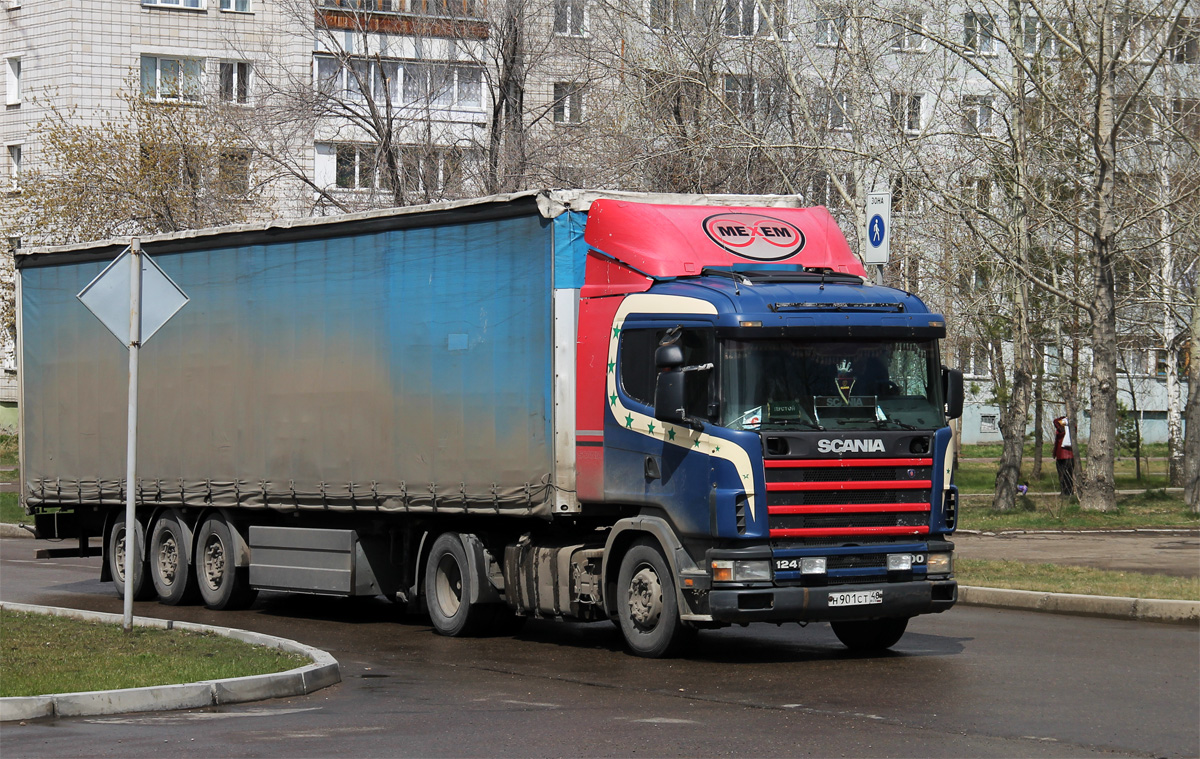 Липецкая область, № Н 901 СТ 48 — Scania ('1996) R124G