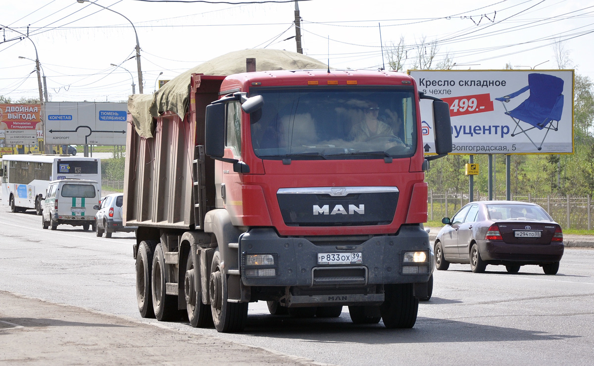 Калининградская область, № Р 833 ОХ 39 — MAN TGS ('2007) 41.400