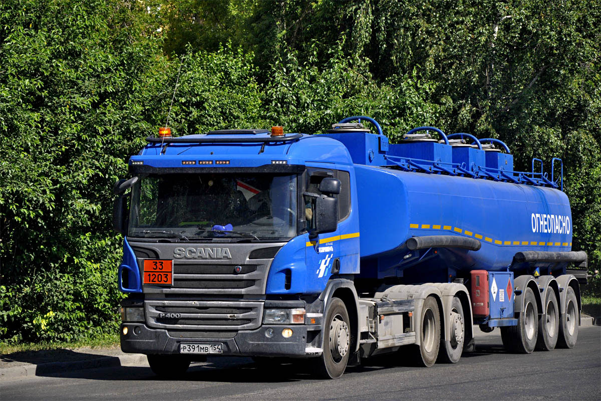 Новосибирская область, № Р 391 МВ 154 — Scania ('2011) P400