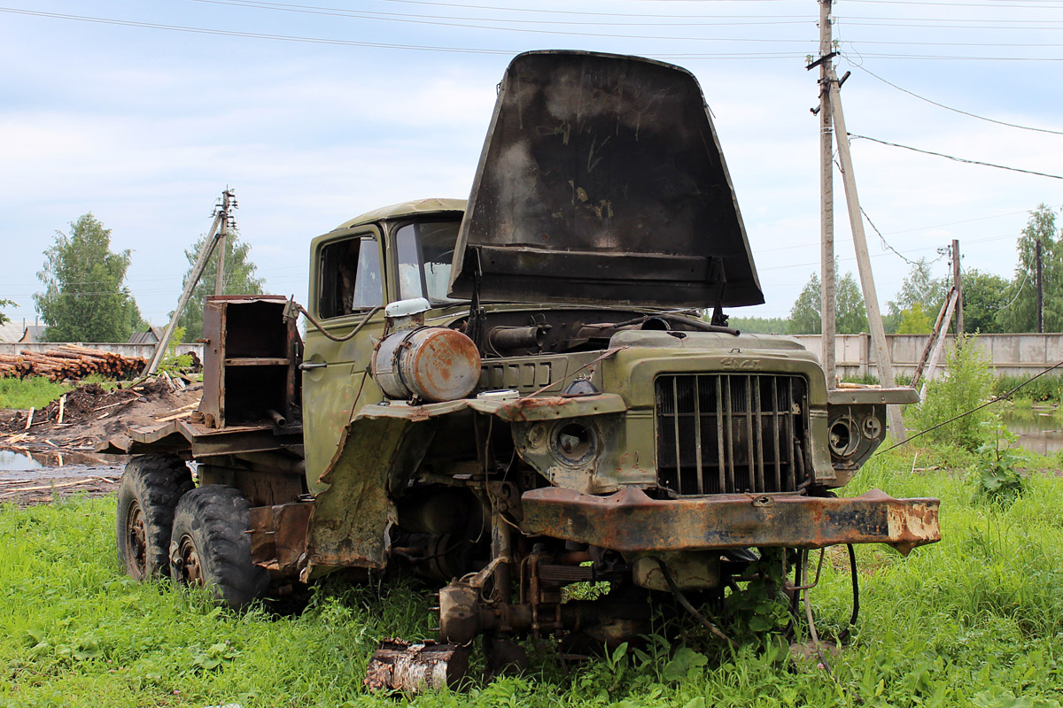 Рязанская область, № (62) Б/Н 0061 — Урал-375 (общая модель)