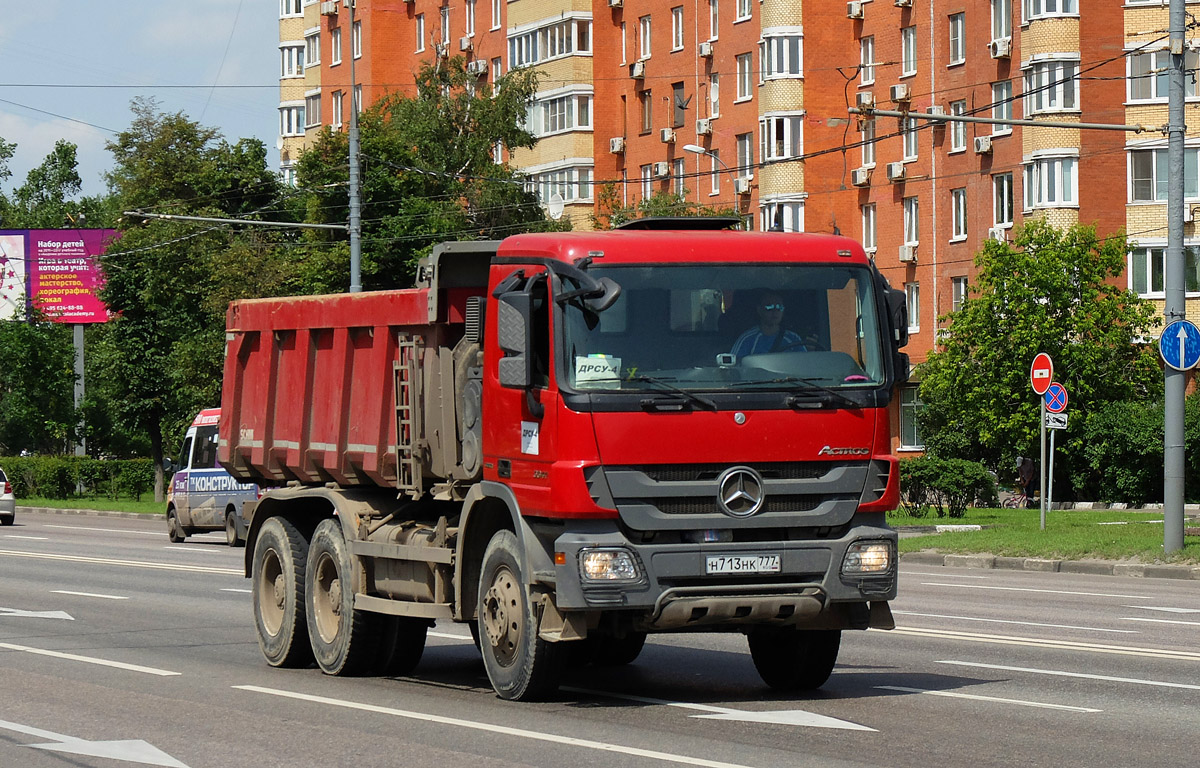 Москва, № Н 713 НК 777 — Mercedes-Benz Actros '09 3341 [Z9M]