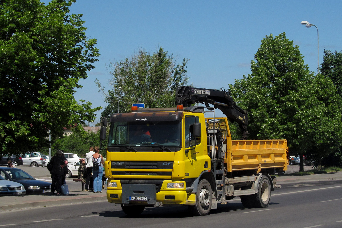 Литва, № HUO 254 — DAF CF65 FA