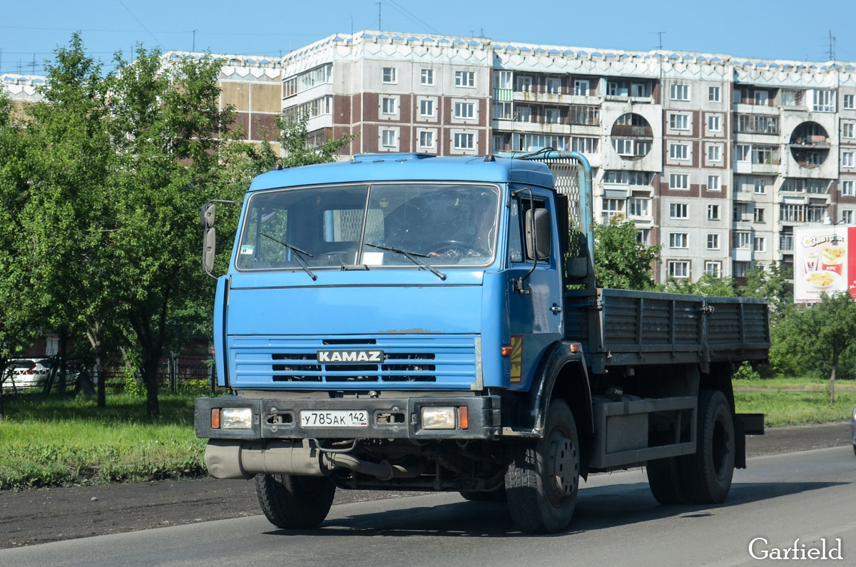 Кемеровская область, № У 785 АК 142 — КамАЗ-43253 (общая модель)