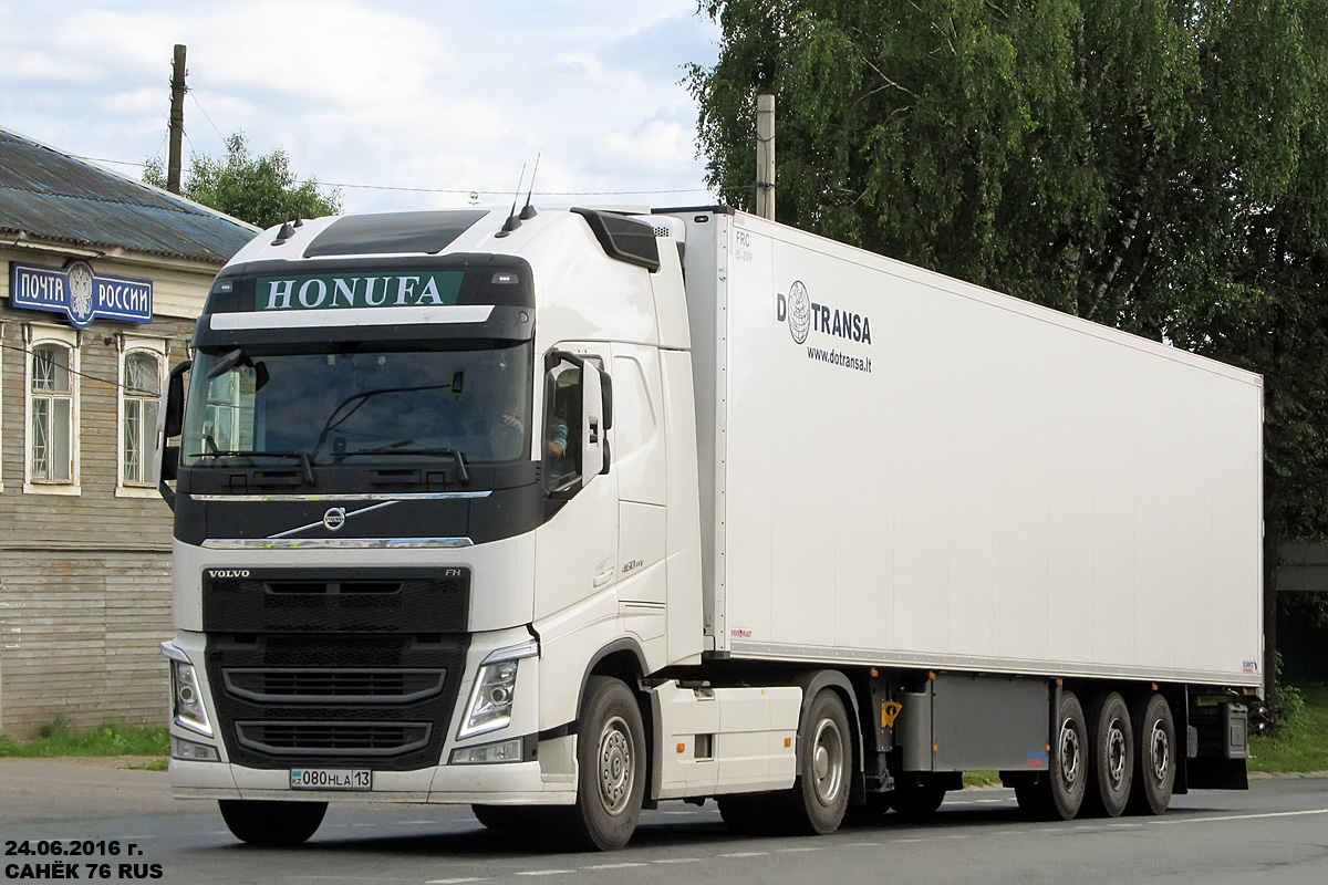 Туркестанская область, № 080 HLA 13 — Volvo ('2012) FH.460