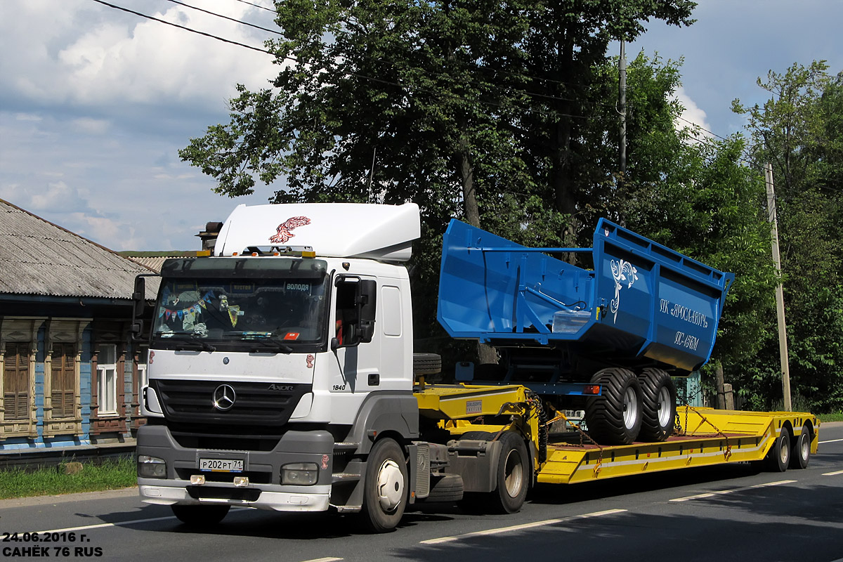 Тульская область, № Р 202 РТ 71 — Mercedes-Benz Axor 1840 [Z9M]