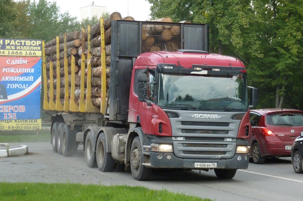 Свердловская область, № У 406 ВК 96 — Scania ('2004) P340