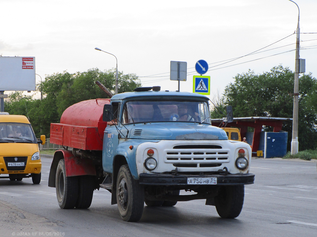 Волгоградская область, № А 758 НВ 34 — ЗИЛ-130 (общая модель)