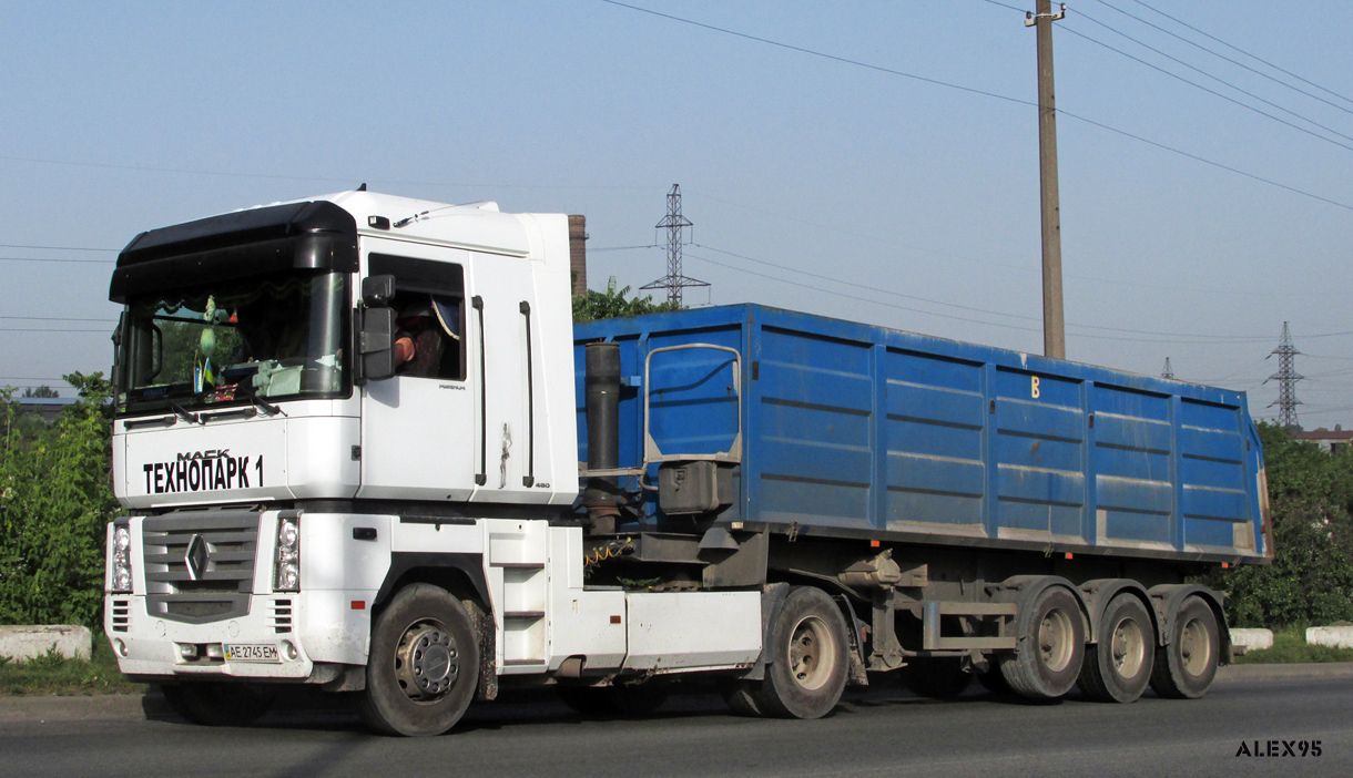 Днепропетровская область, № АЕ 2745 ЕМ — Renault Magnum ('2005)