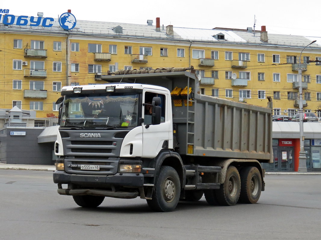 Кировская область, № О 555 НУ 43 — Scania ('2004) P380