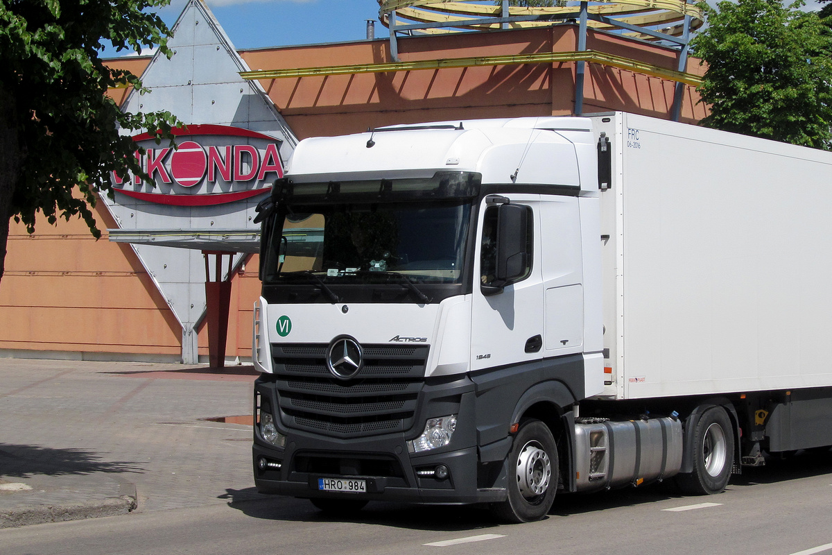 Литва, № HRO 984 — Mercedes-Benz Actros ('2011) 1845